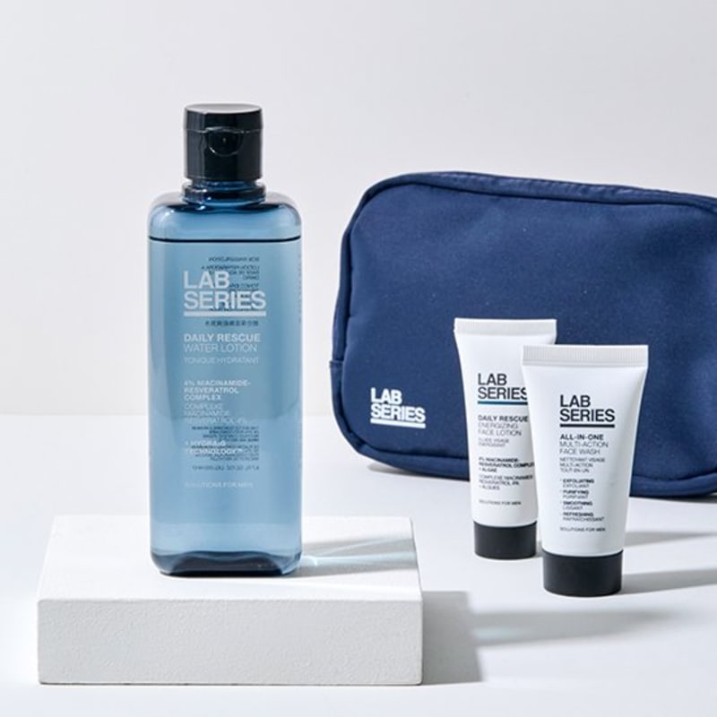 Lab Series Daily Rescue Water Lotion Set (+2 Deluxe Types & Pouch Gift)