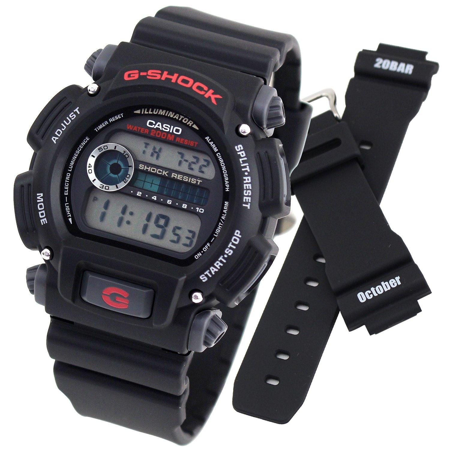 Casio G-SHOCK Men s Watch DW-9052-1V Original Belt Set