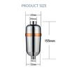10 Stage Bath Water Purifier Bathroom Shower Filter 1/2'' Health Softener Chlorine Removal Universal Water Treatment Silver
