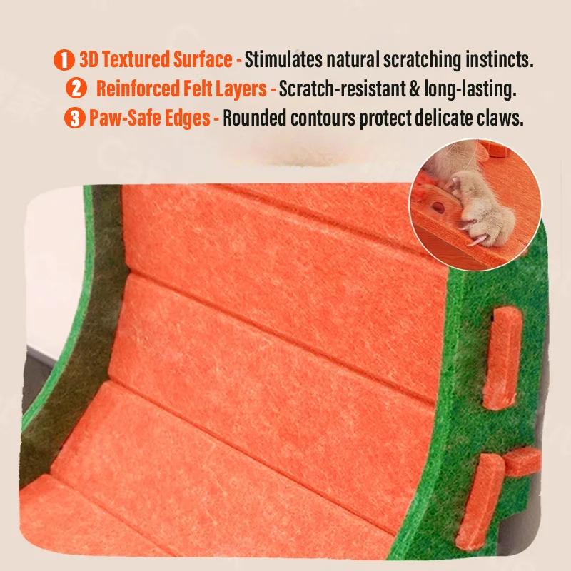 Cat Scratching Board L-shaped Detachable Felt Cat Sofa Wear Resistant and Scratch Resistant Grinding Claw Toy Cat Bed