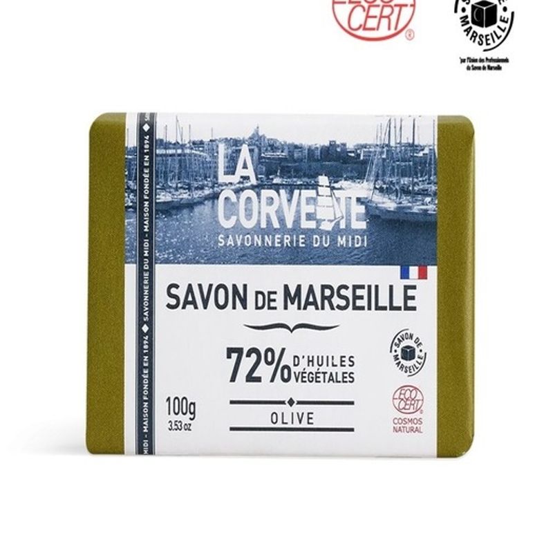 

French Marseille Olive Block Set 100gx4