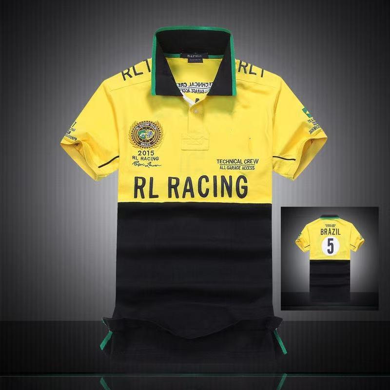 Summer Embroidery Polo Shirt Men Business Casual Polo Homme Short Sleeve Cotton Plus Size Tops
