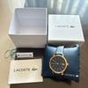 Used LACOSTE Watch Navy Gold