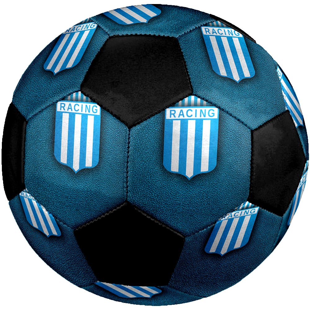 SIZE 5 Racing Club de Avellaneda Soccer Ball Colorful All Ages Machine Stitched PVC Competition Ready Durable High-Bounce