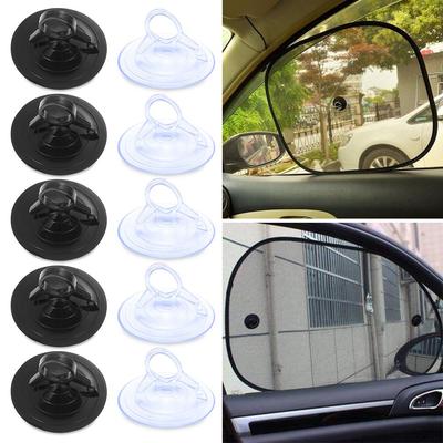 10PCS PVC Car Sunshade Bathroom Supplies Wall Hanger Suction Cup Sucker Hook