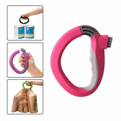 1pc Plastic Utility Hooks for Grocery Shopping - Casual Style, Anti-Strangulation Handheld Bag Lifter with Wall Mount Feature