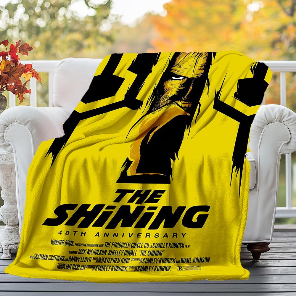 1pc The Shining 40th Anniversary Outdoor Flannel Blanket Soft Plush Decor for Picnics, camping,Bedroom, Playroom, or Lunch Break, Perfect Gift