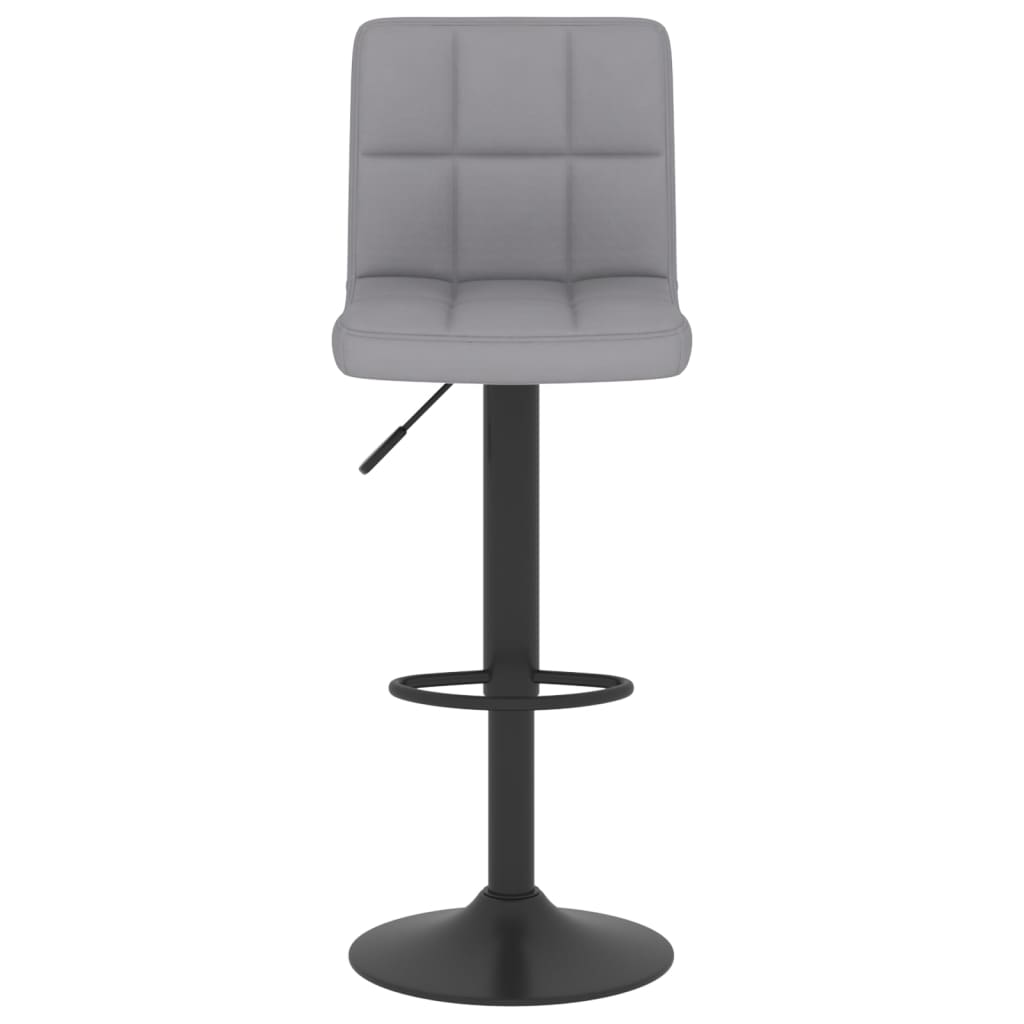 Vidaxl Bar Stools, 2 Pcs, Light Gray, Upholstered In Fabric