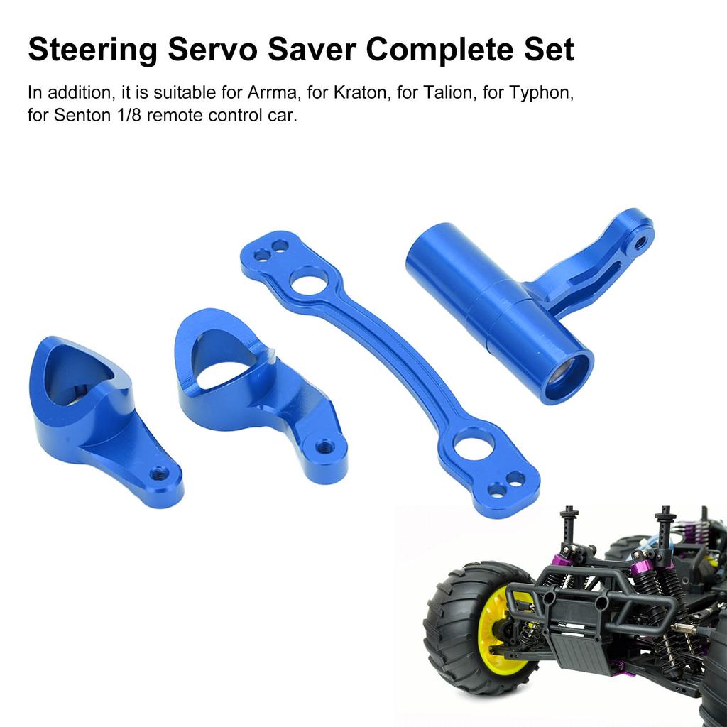 Aluminum Steering Servo Saver Complete Set for 1Celsius8 Remote Control Car Upgrade Parts
