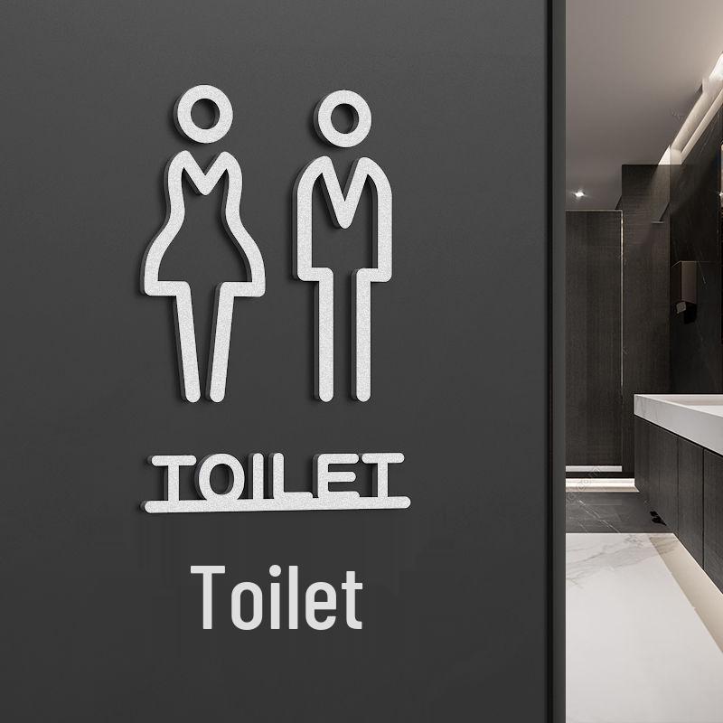 Niestandardowe znaki toaletowe: Kreatywne naklejki na toaletę do biura i hotelu dla mężczyzn/kobiet