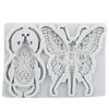 Butterfly Silicone Mold Beetle Fondant Molds Cake Decorating Tools Theme Cake Dessert Decorated Chocolate Candy Mold