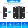 PVC Door Hinge Shims 15 Pcs 3.5Inch X 1.08Inch X 0.060Inch for Fast Door Adjustment Without Disassembly or Replacement