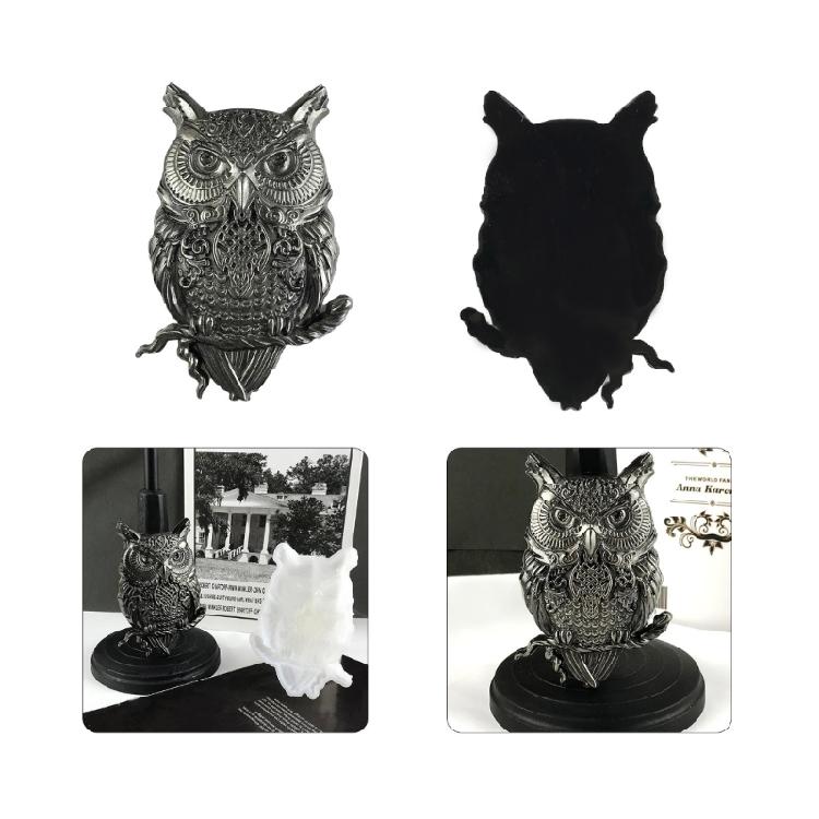 Wall-Decor Resin Mold,Owl/EagleWall-Art Silicone Mold for Epoxy Resin Casting Animal Resin Mold Decorative Crafts Molds