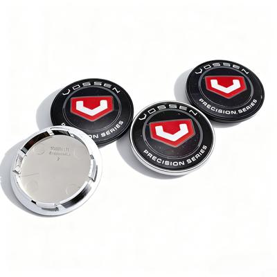 4pcs VOSSEN Logo Emblem Car Wheel Center Caps 65MM Clips 56MM Wheels Hub Dust Cap Vossen Badge Rim Hubcaps Cover Car Accessories