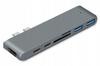 Adapter Hub Przejściówka USB-C USB Thunderbolt HDMI 4K Do Macbook Pro Air