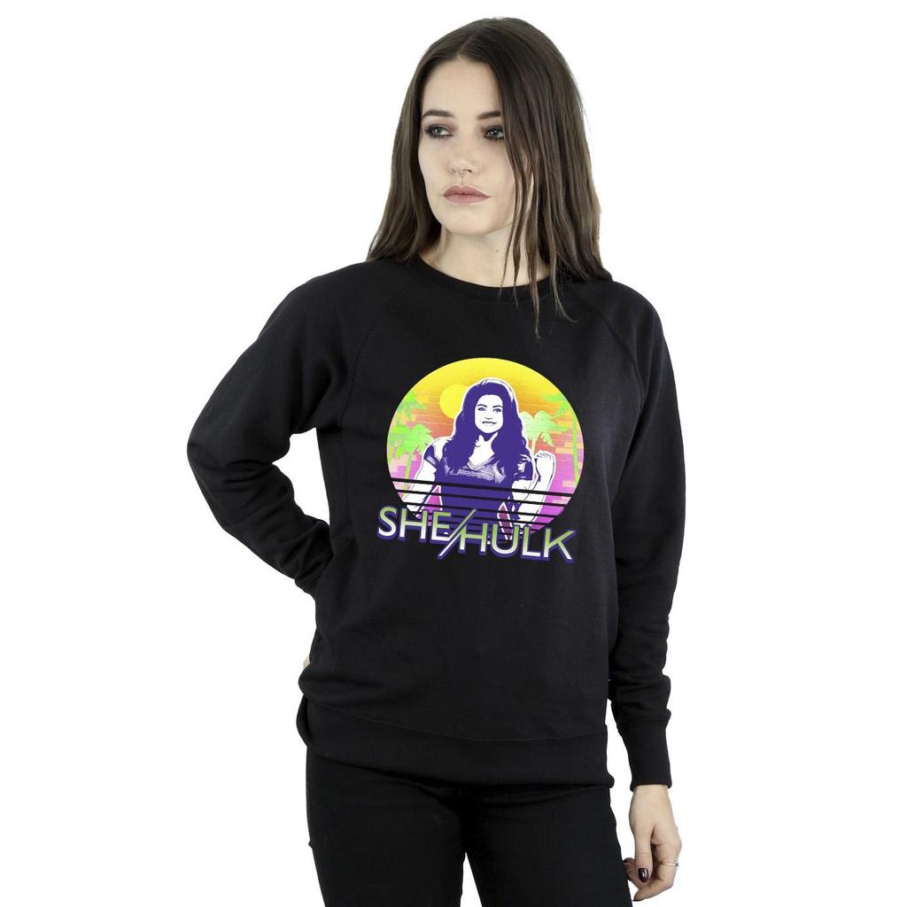 Marvel Womens/Ladies She-Hulk: Attorney At Law Sunset Smile Sweatshirt