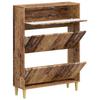 Shoe Cabinet DELFT 78 X 24 X 103 Cm Engineered Wood Reclaimed Wood