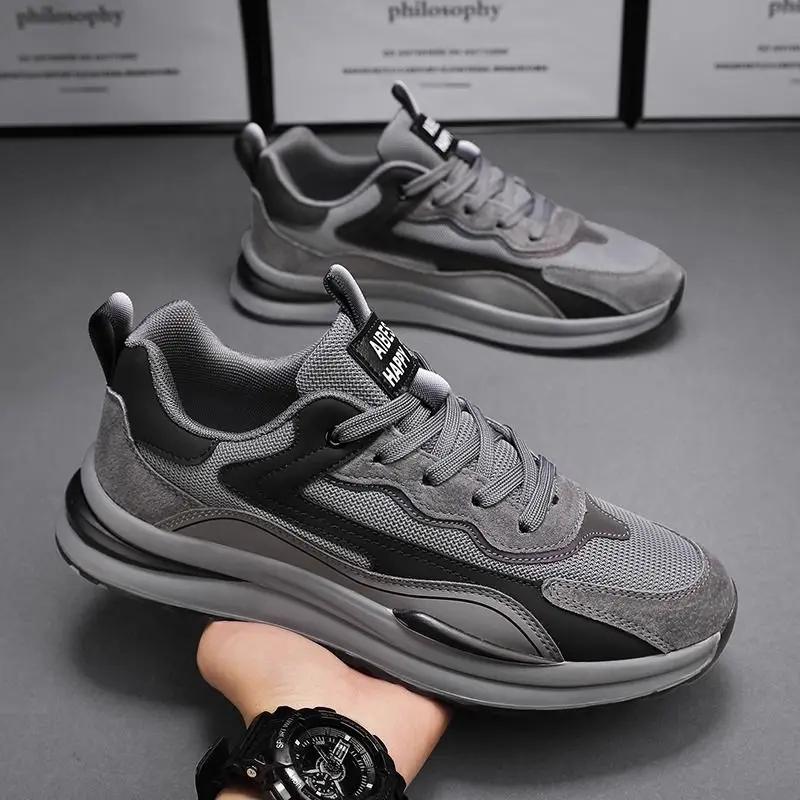 Sports Breathable Thick Platform Man Casual Sneaker Y2k High Quality Shoes for Men Running Simple Jogging Gym Unisex Stylish 39