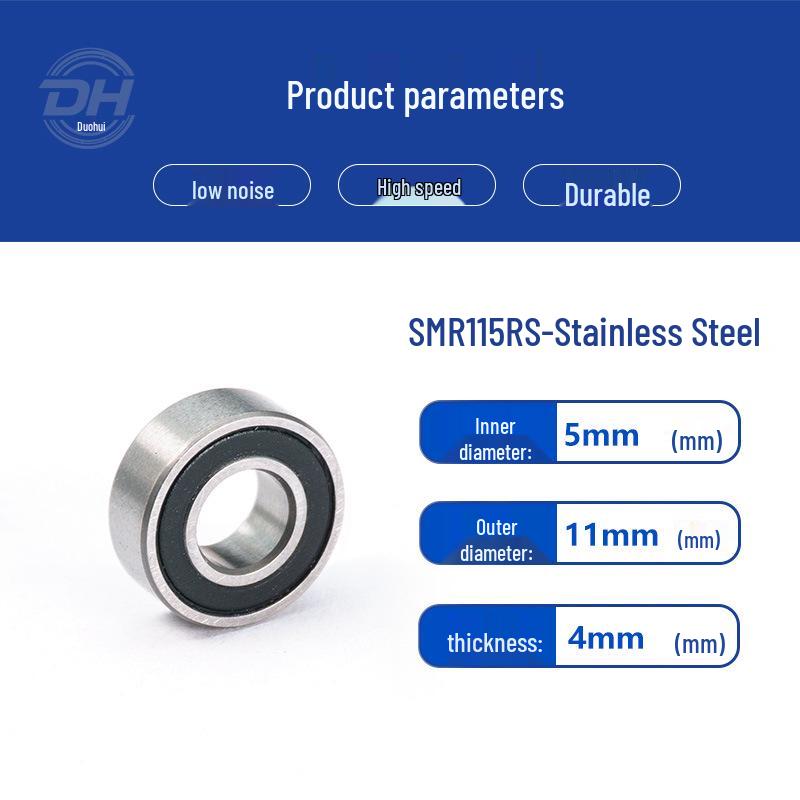 Rust-Proof Stainless Steel Miniature Pulley with Deep Groove Ball Bearing - Anti-Corrosion Gyroscope Ornament Accessory