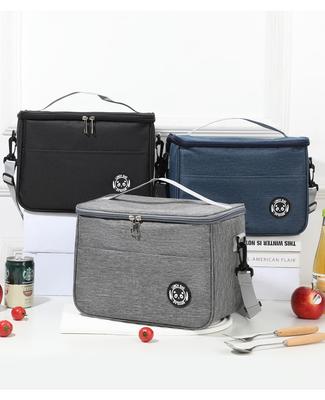 Amaz Ice Cube Folding Ice Bag Thickened Thermal Insulati Bag Picnic Bento Portable Work with Meal Lunch Fresh-keeping Bag