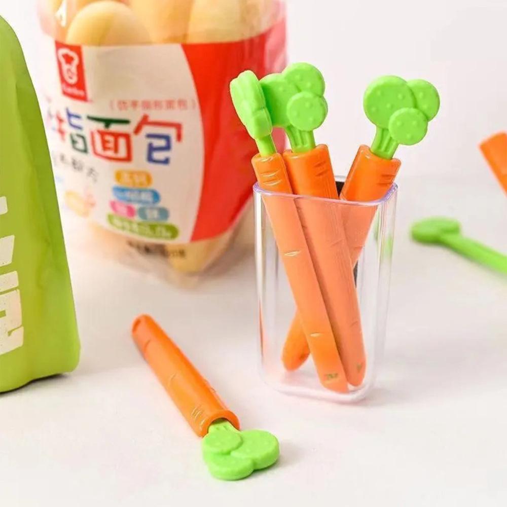 5pcs Multiple Cute chip Clips, with Magnetic Food Packaging, Comes with a Magnetic Storage Box, Magnetic Connection, Reusable