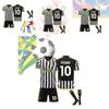 2324 Juventus Home Jersey Set With Socks 10 Polyester Fiber Fabric Children And Adult Sizes