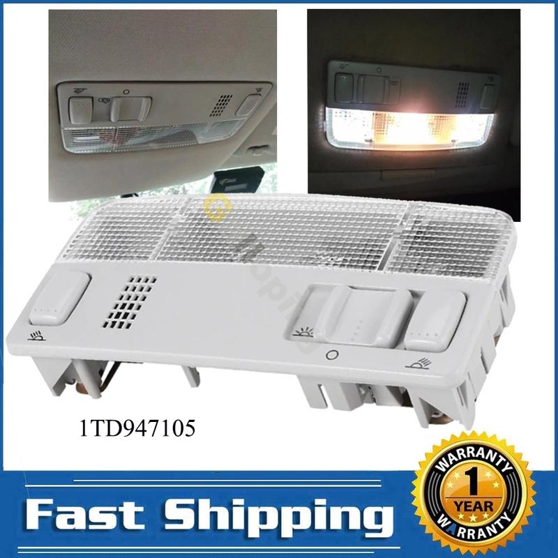 For VW Golf 4 MK4 Bora Polo Passat B5 Caddy Touran Octavia Fabia Overhead Interior Reading Lamp Dome Lamp Accessories 1TD947105