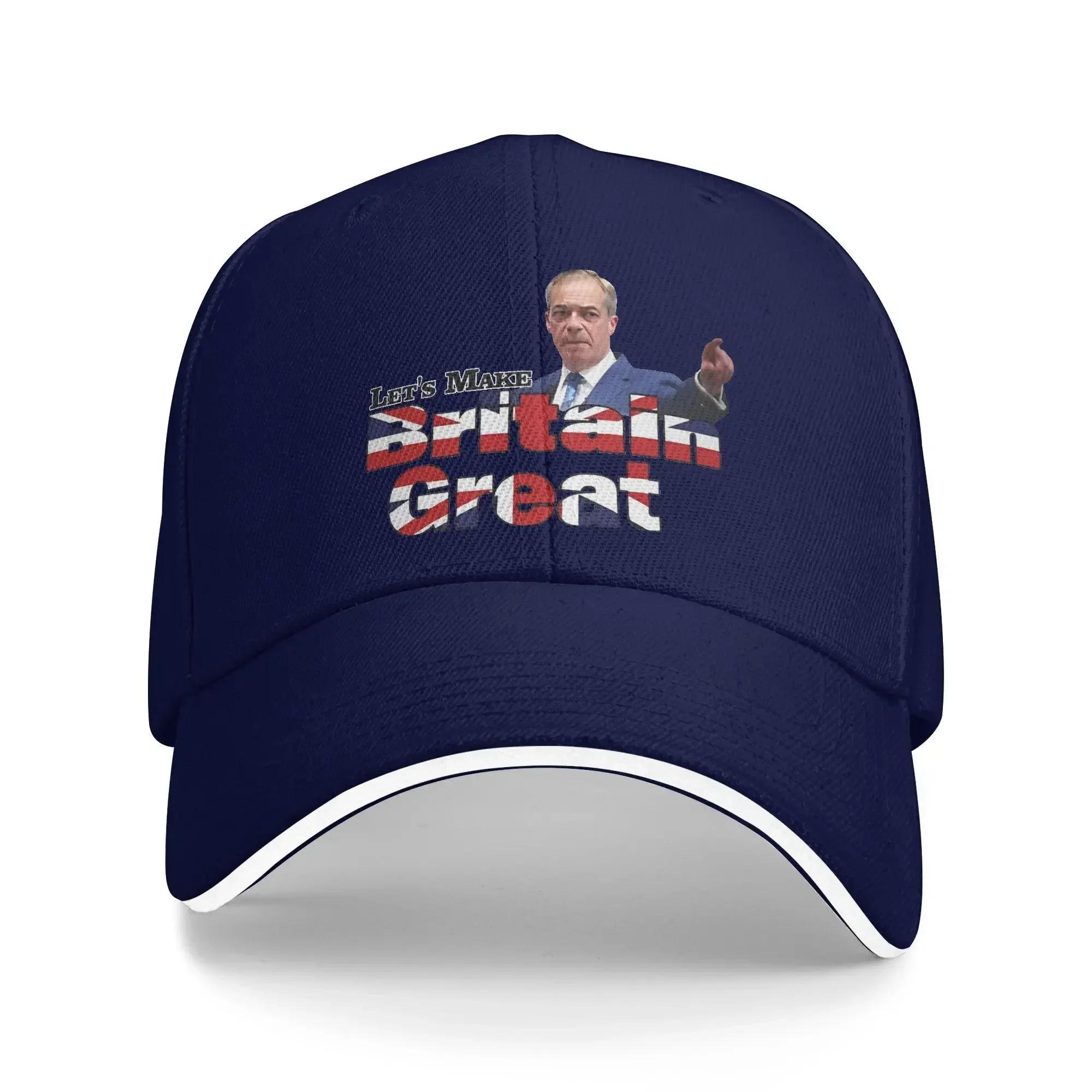 

Lets make Britain Great Reform UK Sun Baseball Cap Summer FeUnisex Unisex Trucker Hat Dropshipping Tennis Skate Baseball Caps One Size