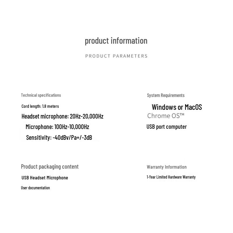 Logitech H340 Wired USB Headset