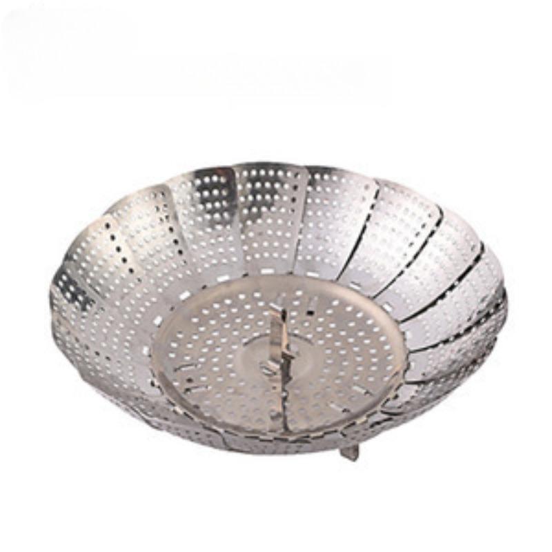 1pc, Vegetable Steamer, High-quality Stainless Steel Vegetable Steamer for Cooking, Foldable and Expandable Steamer