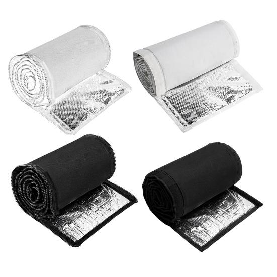 3 Layers HVAC Copper Pipe Insulation Cover UV Resistant AC Pipe Outdoor Insulation Sleeve Outdoor Conduit Insulation Accessory
