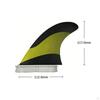3 Pieces Water Sports Fin Connector Surfboard Suited to Mounting Base Fiberglass Honeycomb
