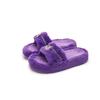 Fila Shell Shoes Plush Slippers Retro Series Comfortable Slide Sandals Women Slippers Purple F12W442501FHT