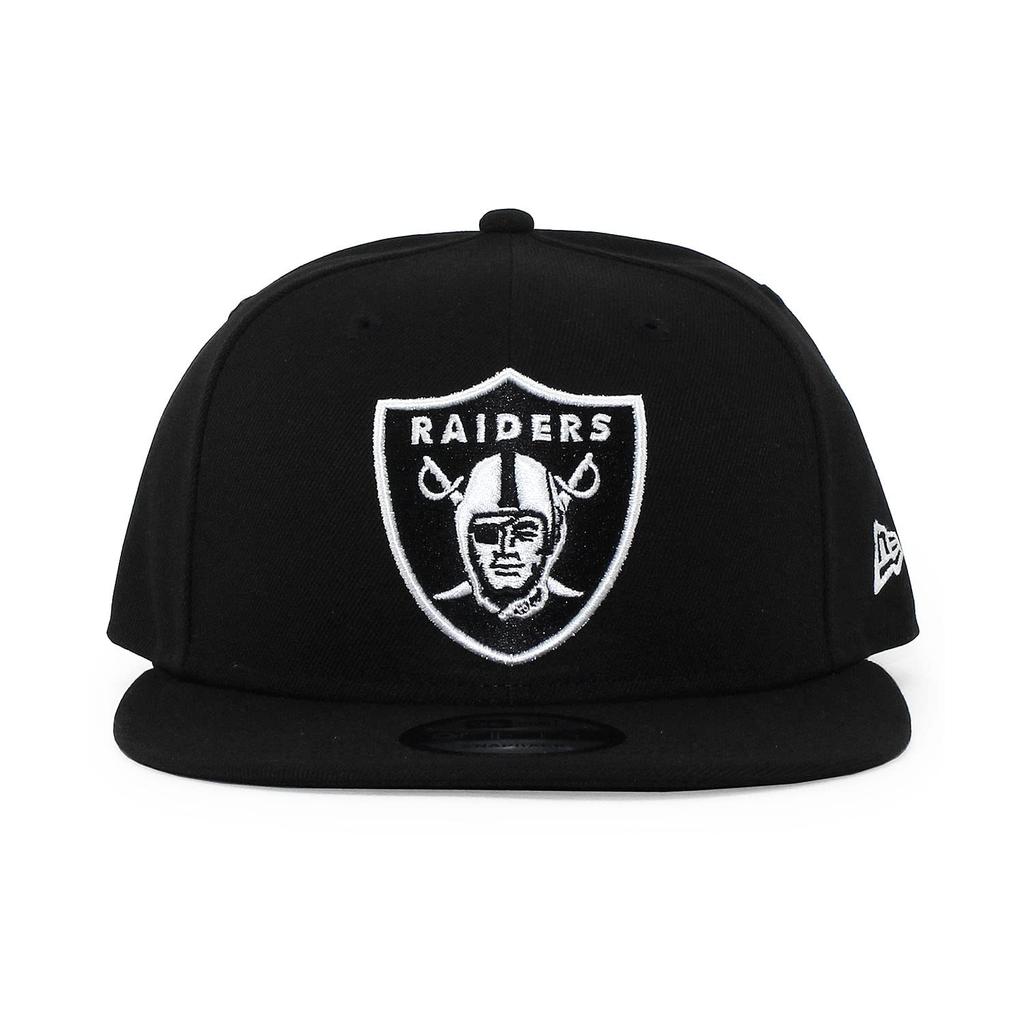 [New Era] 9FIFTY Snapback Cap Las Vegas Raiders [NFL BASIC SNAPBACK CAP] LAS VEGAS RAIDERS 950 American Football Black [Used]