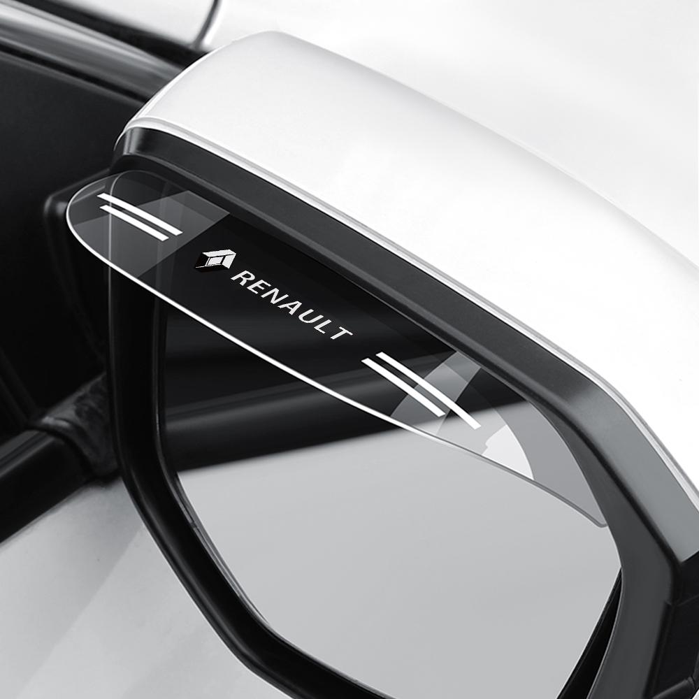 For Renault Dacia Spring Duster Clio Captur Logan Twingo Clio Megane 2 3 Captur Kadjar Zoe Car Side Rear View Mirror Rain Shield ZZ27