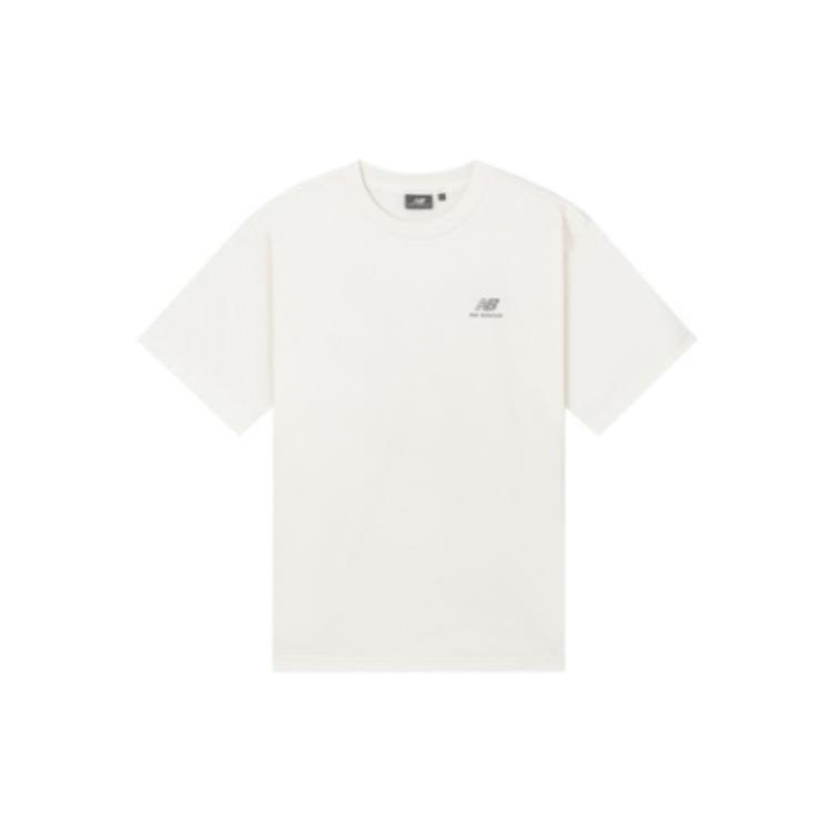 New Balance Lifestyle Tee Asia Sizing  White  Men s 5ED24033-IV XL