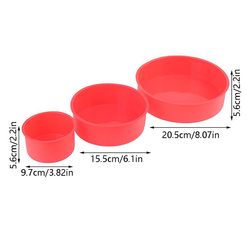 Round Silicone Mould Baking Pan Cake Mold Baking Accessories Silicone Molds
