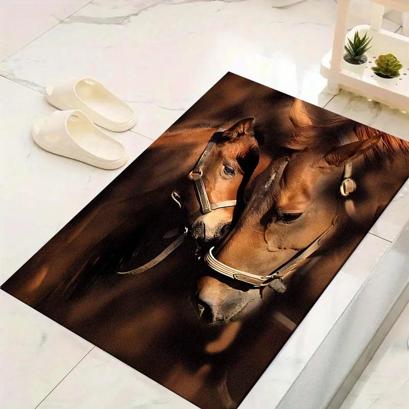 Horse Carpet Rug for Living Room Bedroom Home Sofa Decoration,Kids play Non-slip Floor Mat