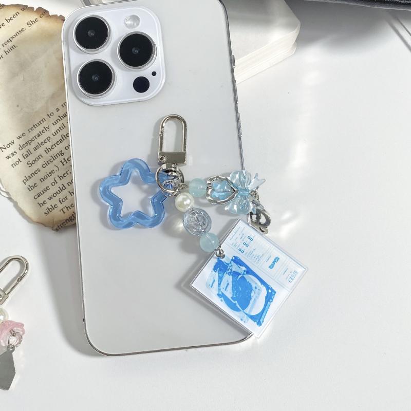 1 sztuka Album muzyczny CD Zespół Brelok Wave To Earth Styl Y2K Pasek na telefon Miłośnik muzyki Akcesorium do telefonu Zawieszka