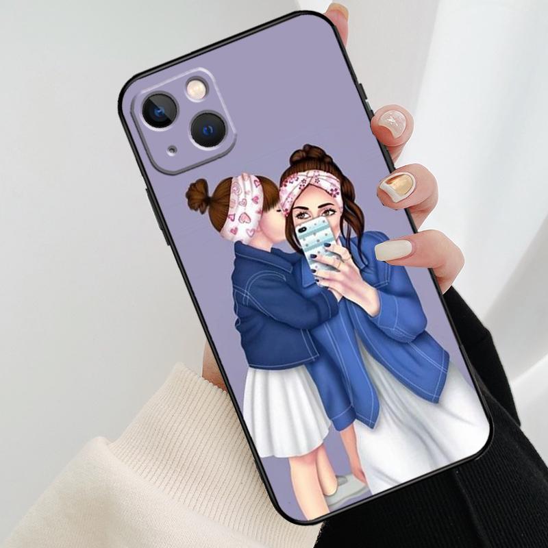 Baby Mom MUM MOTHER Girl Queen Phone Case For iPhone 17 Pro Max 15 14 13 11 12 16 Pro Max mini 15 16 Plus 16e 17 Air Cover