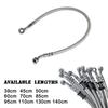 39-140cm Universal Motorcycle Stainless Steel Braided Brake Hose Line Aperture 10mm (M10) Latiguillo Freno Moto