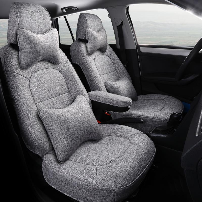 Volkswagen Jetta Five-Seater Linen Seat Cushion - All Seasons, Custom Fit