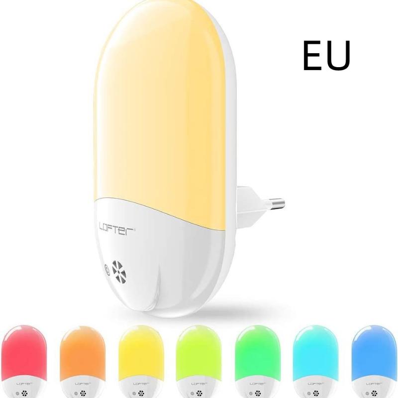 Steckbares LED-Nachtlicht - Plug-and-Play Automatischer Dämmerungs- bis Morgengrauen-Fotocellensensor Nachtbeleuchtungslampe Steckbare Wandleuchte