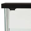 VidaXL Storage Cabinet Tempered Glass Black