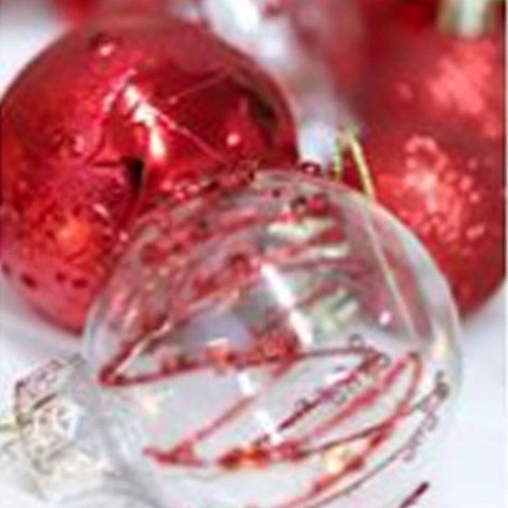 24pcs 4/6cm Christmas Ball Set Plastic Xmas Baubles Xmas Tree Hanging Pendant Christmas Decorations Gift Ball Xmas Ornament Ball