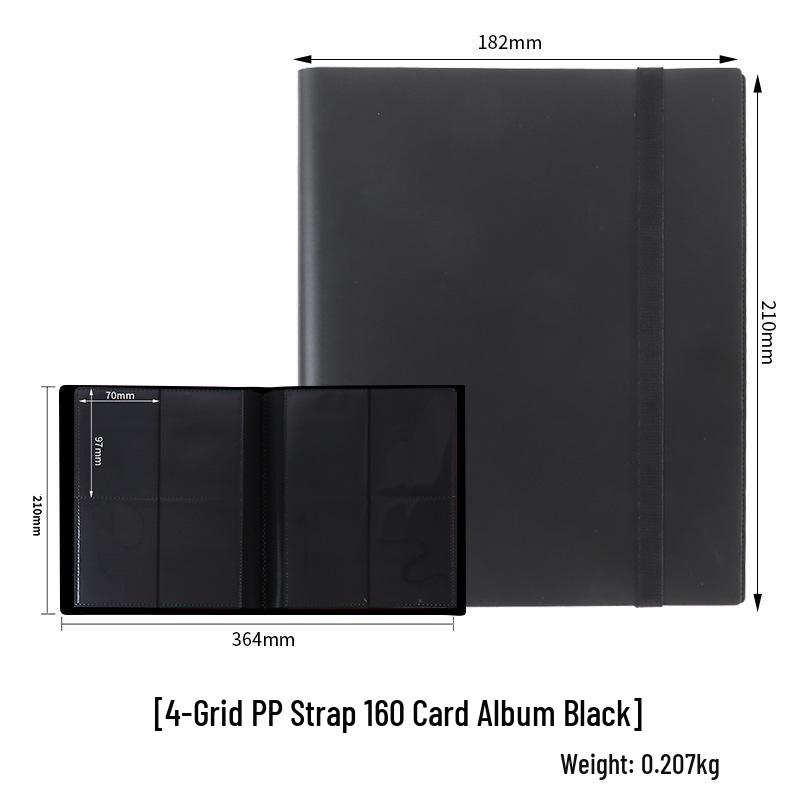 9-Grid Large Capacity 360 Card Slots Album for Game and Ultraman Cards