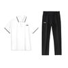 Plain Simple Fashion Breathable Quick-Dry Comfortable Versatile Pullover Polo Shirt Short Sleeve Casual Sports Set YPLV047-1+AKLV197-1
