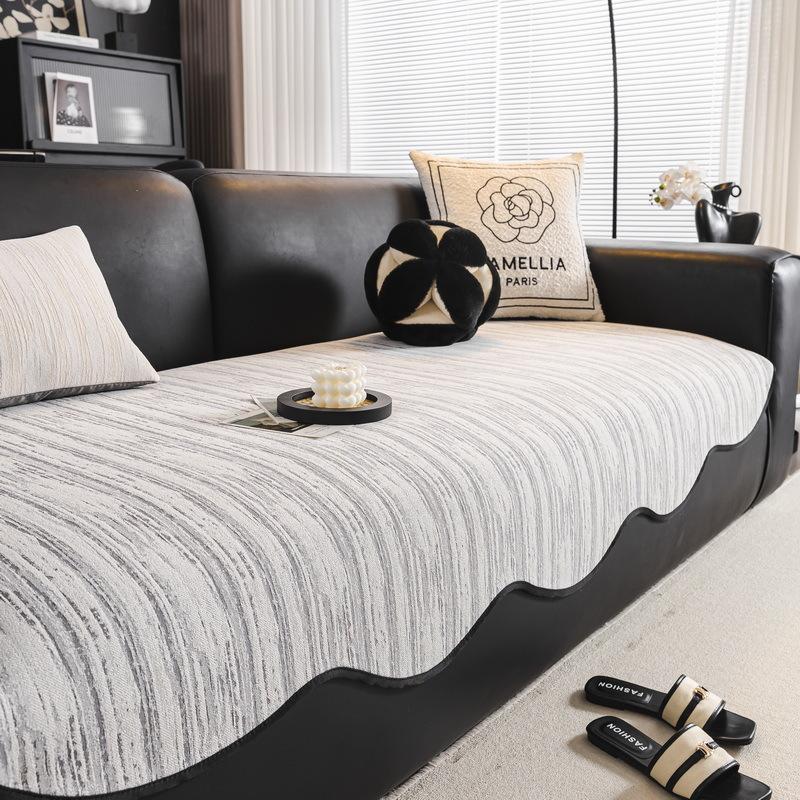 Light Luxury High-End Sofa Cushion  New Special-Shaped Chenille Seat Cushion, Universal Non-Slip Backrest Cover For All Seasons