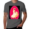 Flaunisexco Dancing Girl Tshirt Breathable Gym Short Sleeve Tshirt