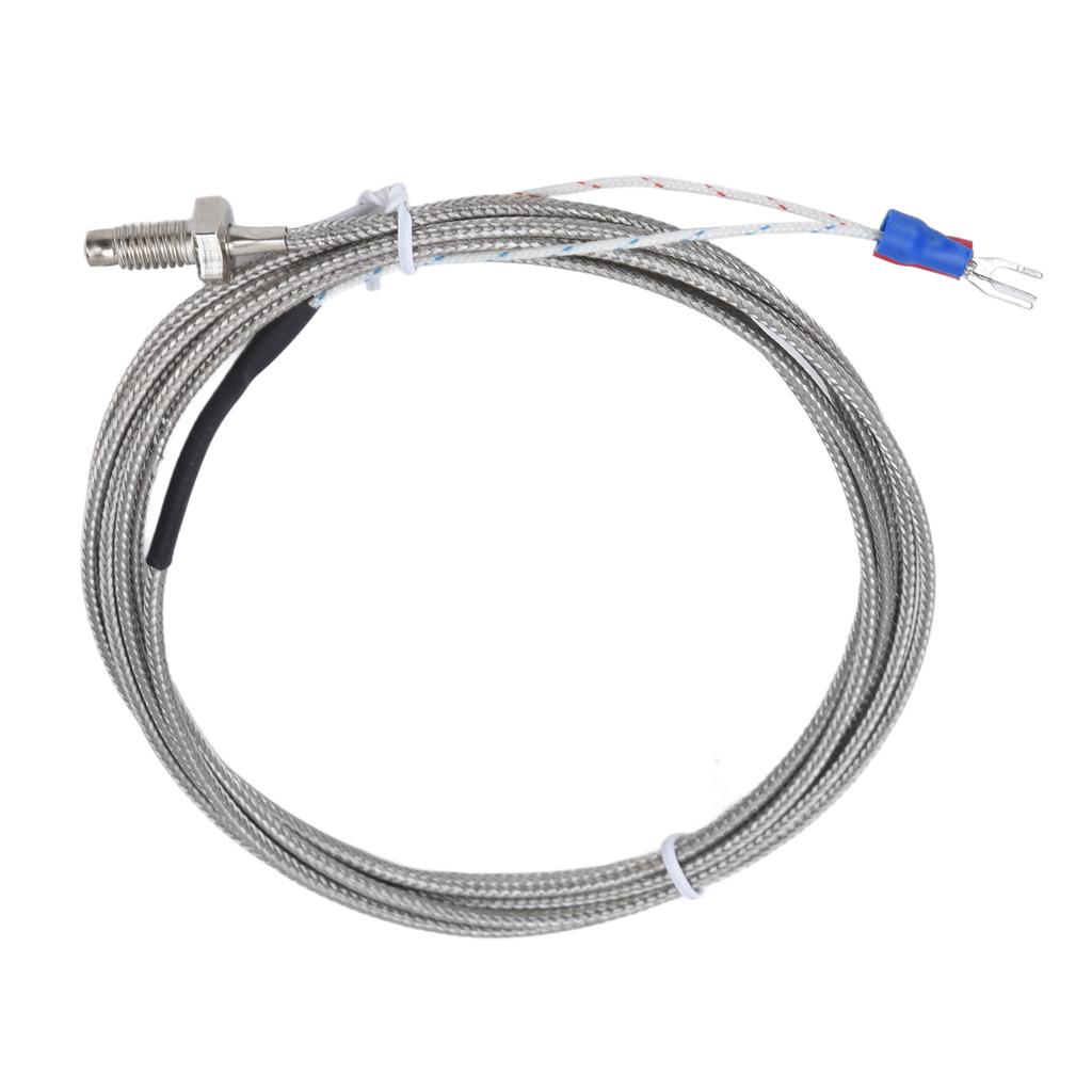 K Type Thermocouple Ground Shielded Wire Temperature Sensor Screw Probe 0‑450℃ WRNT‑01